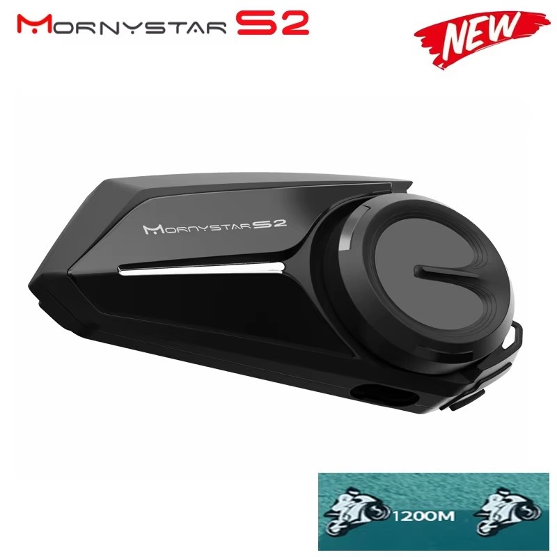 Mornystar S2 Helmet Headset Mo - Full Face Motorcycle Helmet With Bluetooth recension och pris