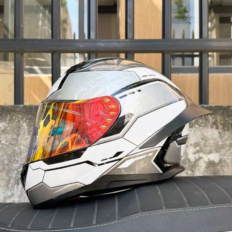ORZ Motorcycle Bluetooth Helme - Full Face Motorcycle Helmet With Bluetooth recension och pris