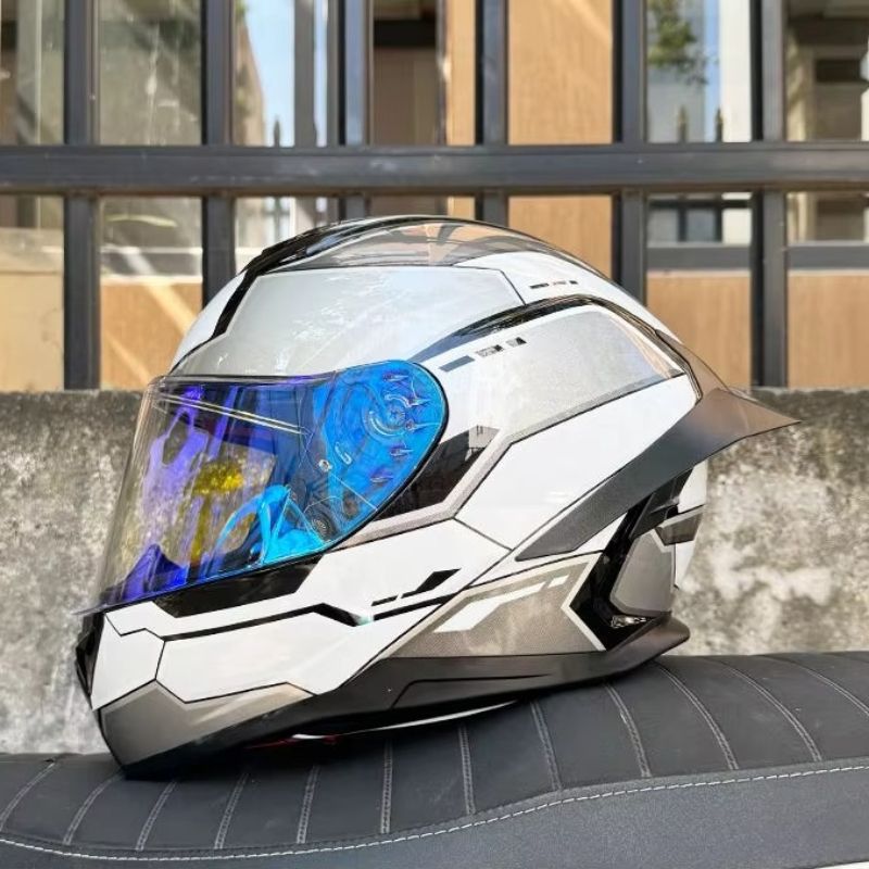 ORZ Motorcycle Bluetooth Helme - Full Face Motorcycle Helmet With Bluetooth recension och pris