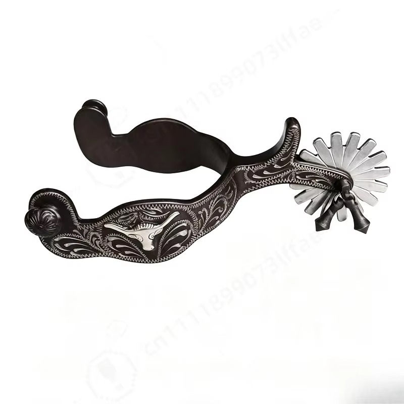 Hand‑Carved Western Horse Spur - Riding Gear recension och pris
