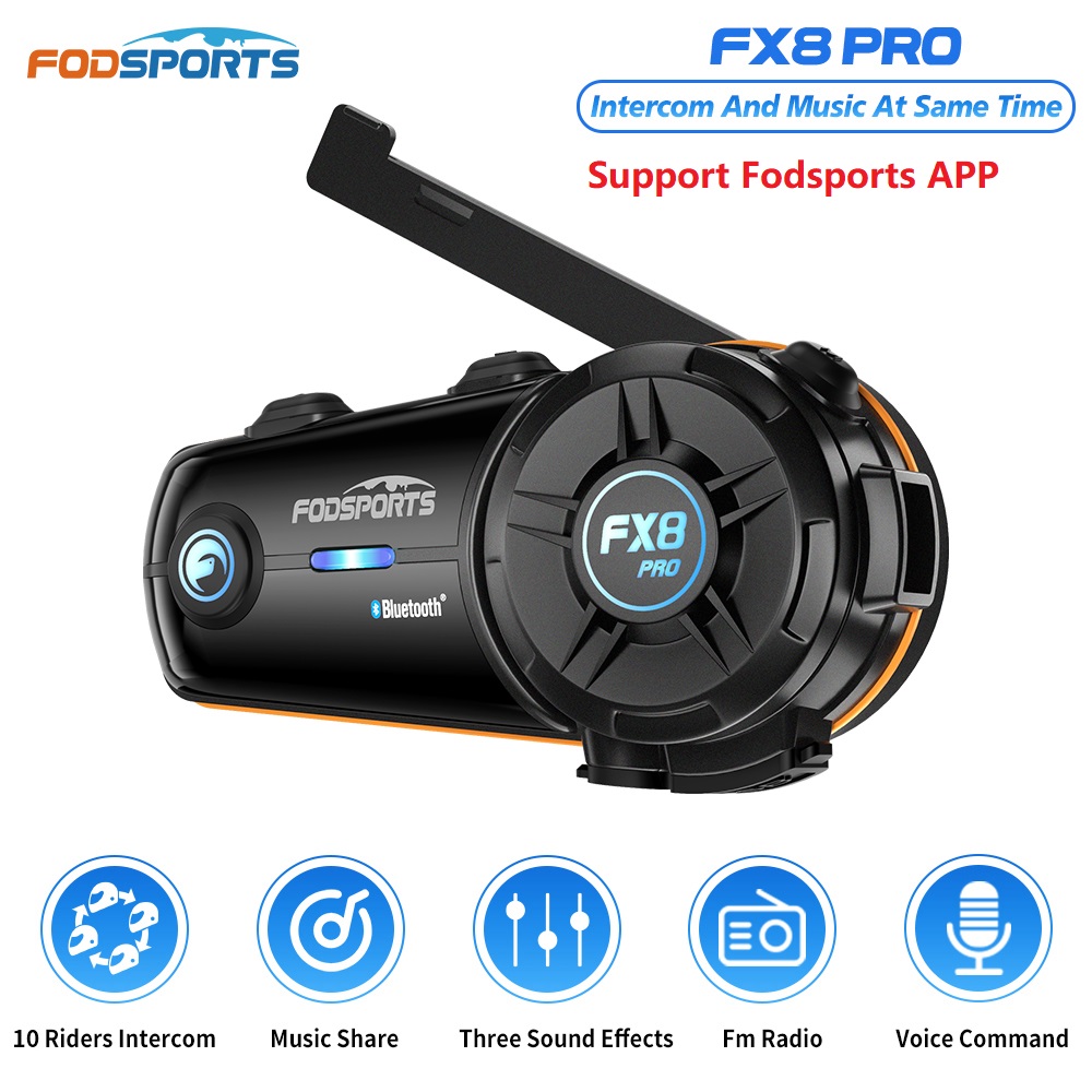 Fodsports FX8 Pro Motorcycle I - Full Face Motorcycle Helmet With Bluetooth recension och pris