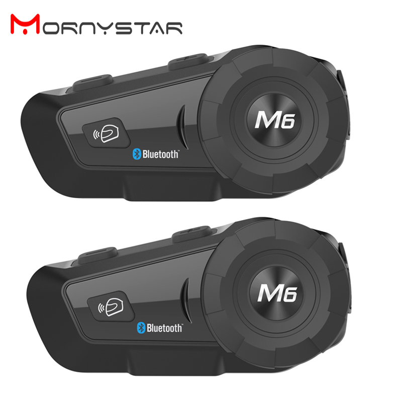 2PCS MONYSTAR M6 Plus 1000m Mo - Full Face Motorcycle Helmet With Bluetooth recension och pris
