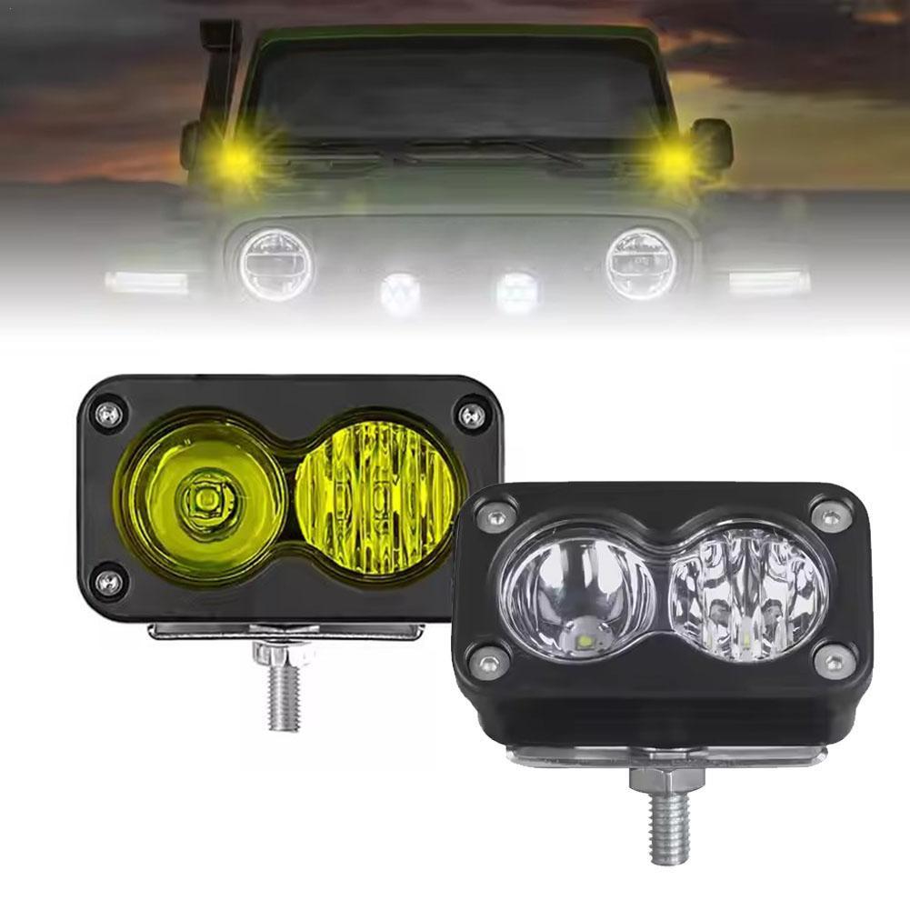 20W LED Headlight 3Inch Square - Universal Motorcycle Led Headlight Projector recension och pris