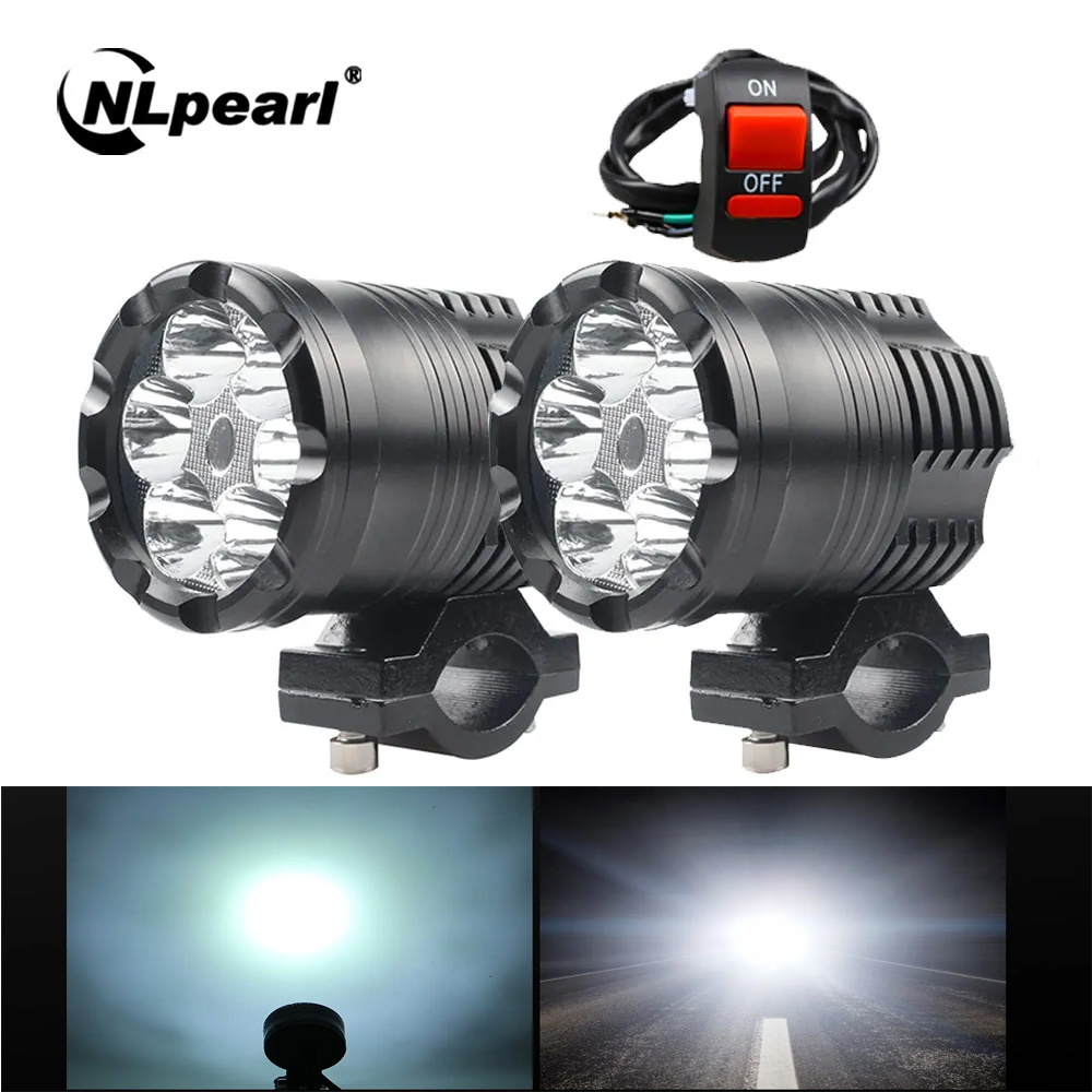 NLpearl 60W Motorcycle LED Hea - Universal Motorcycle Led Headlight Projector recension och pris