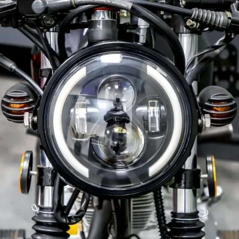 50W 7Inch 17.78cm LED Angel Ey - Universal Motorcycle Led Headlight Projector recension och pris