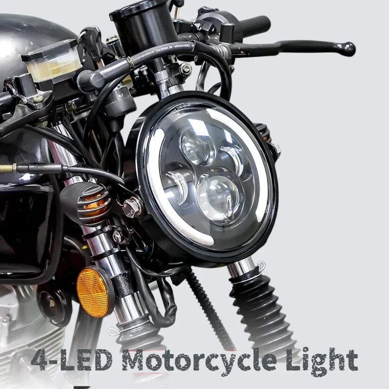 50W 7Inch 17.78cm LED Angel Ey - Universal Motorcycle Led Headlight Projector recension och pris