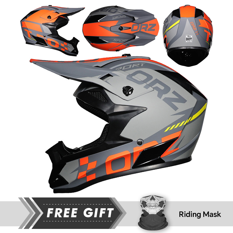 Off Road Helmet Eye Face Prote - Quick Release Buckle Motorcycle Helmet recension och pris