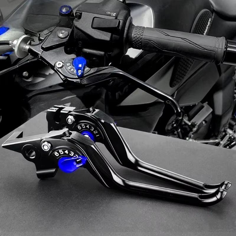 New For Yamaha MT07 2025 2026  - Cnc Aluminum Adjustable Brake Clutch Levers recension och pris