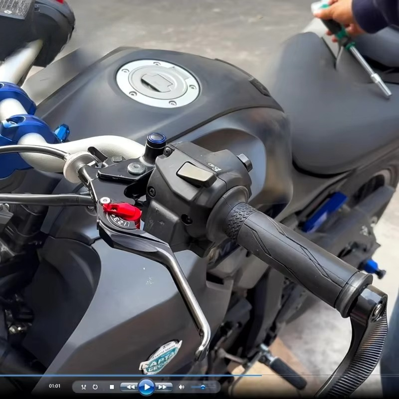 New For Yamaha MT07 2025 2026  - Cnc Aluminum Adjustable Brake Clutch Levers recension och pris
