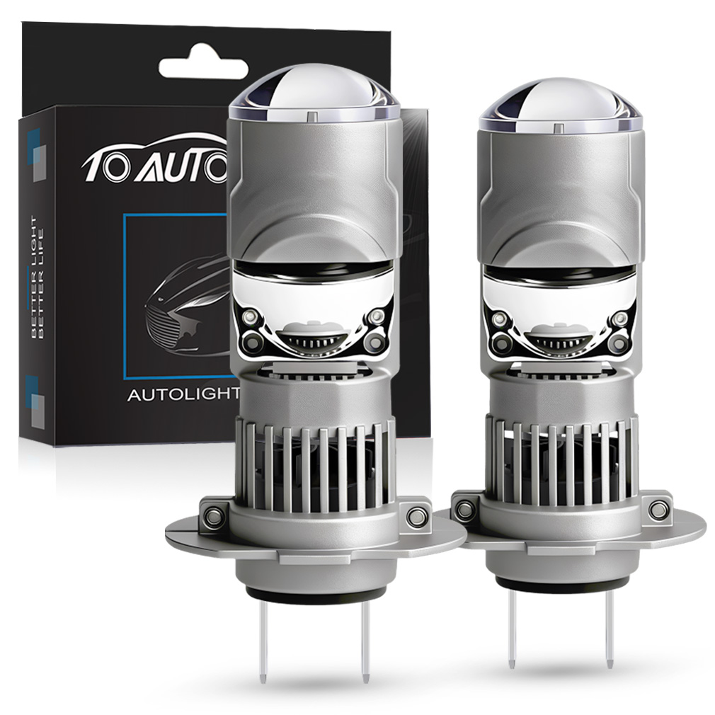 H7 LED Headlight Projector Len - Universal Motorcycle Led Headlight Projector recension och pris